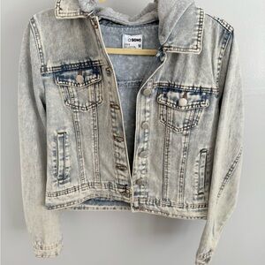 Ci Sono Blue Jean Jacket Classic Distressed Design